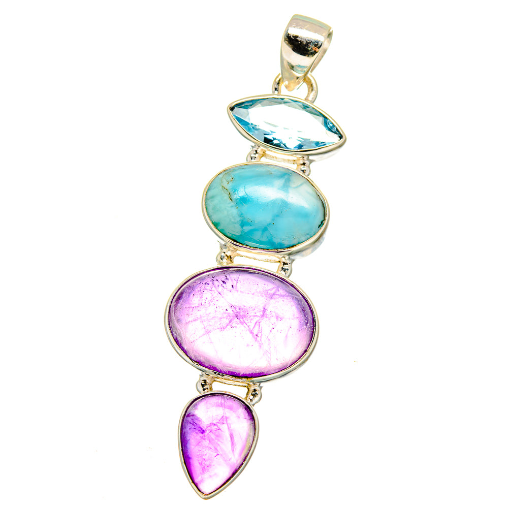Amethyst Pendants handcrafted by Ana Silver Co - PD16052