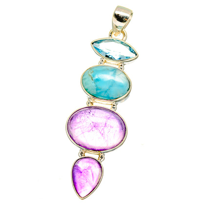 Amethyst Pendants handcrafted by Ana Silver Co - PD16052