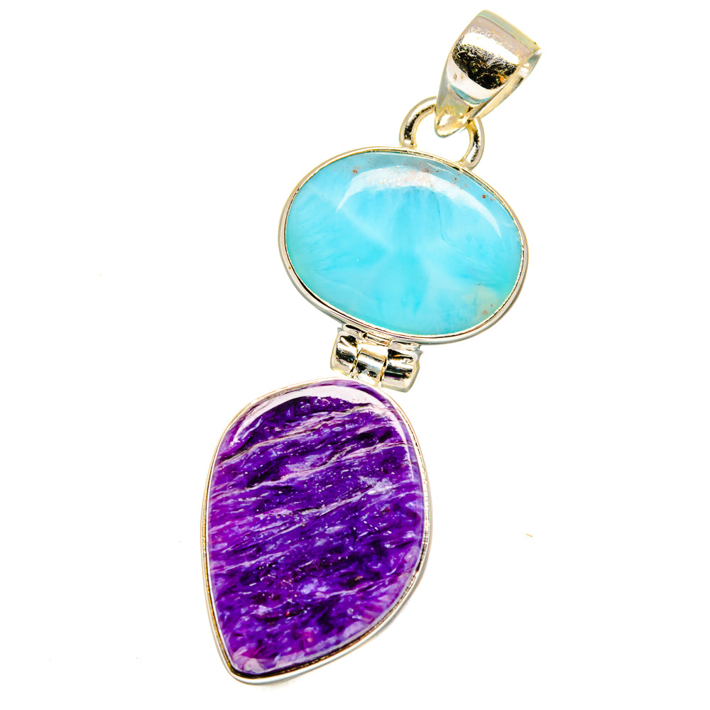 Charoite Pendants handcrafted by Ana Silver Co - PD16055