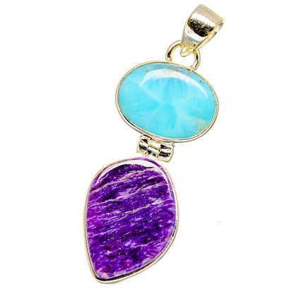 Charoite Pendants handcrafted by Ana Silver Co - PD16055