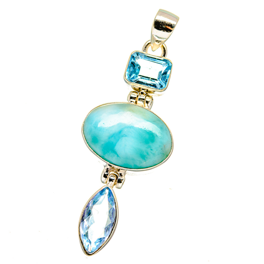 Larimar Pendants handcrafted by Ana Silver Co - PD16062