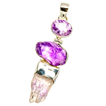Amethyst Pendants handcrafted by Ana Silver Co - PD16064