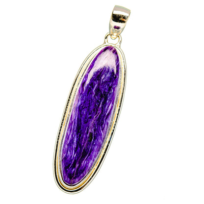 Charoite Pendants handcrafted by Ana Silver Co - PD16066