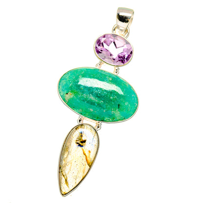 Amazonite Pendants handcrafted by Ana Silver Co - PD16067