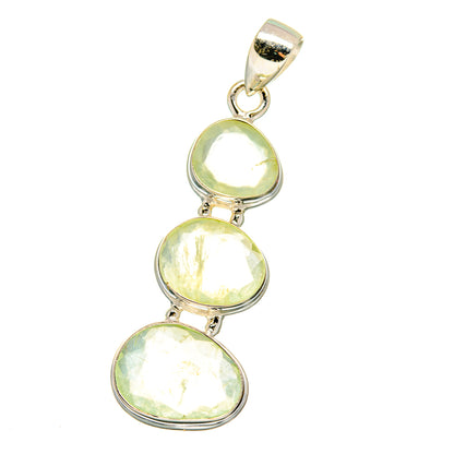 Prehnite Pendants handcrafted by Ana Silver Co - PD16068 - Photo 2