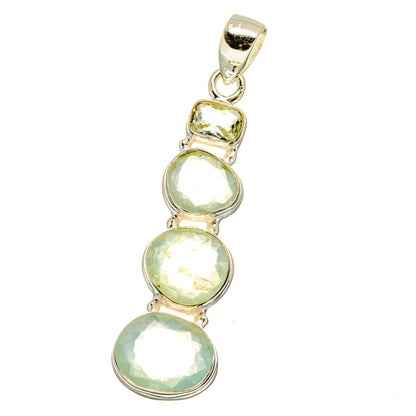Prehnite Pendants handcrafted by Ana Silver Co - PD16072 - Photo 2