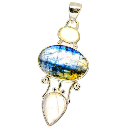Kyanite Pendants handcrafted by Ana Silver Co - PD16075