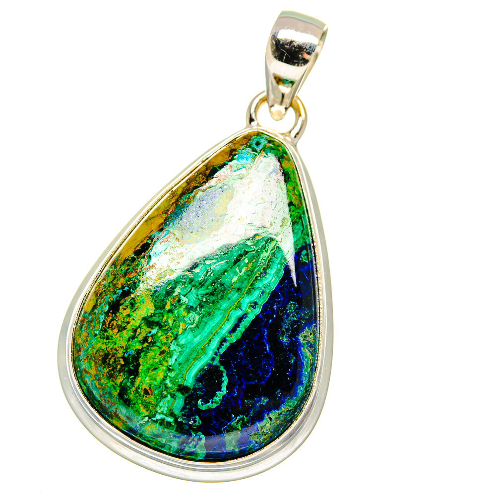 Azurite Malachite Pendants handcrafted by Ana Silver Co - PD16084