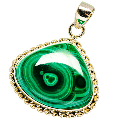 Malachite Pendants handcrafted by Ana Silver Co - PD16086