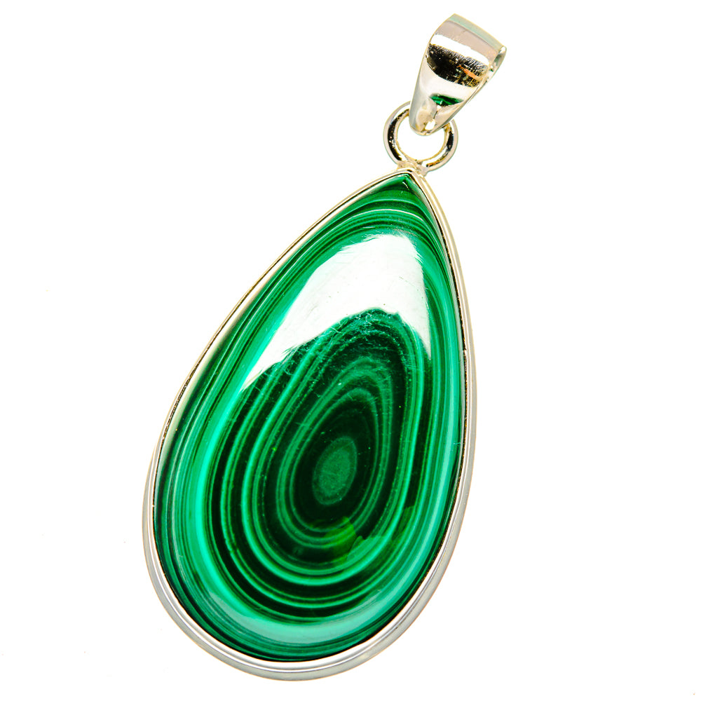 Malachite Pendants handcrafted by Ana Silver Co - PD16087