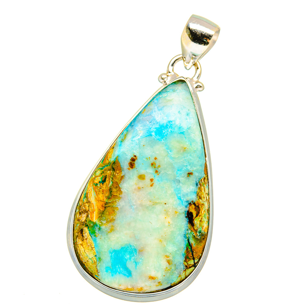 Peruvian Opal Pendants handcrafted by Ana Silver Co - PD16099