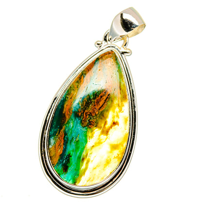 Peruvian Opal Pendants handcrafted by Ana Silver Co - PD16101