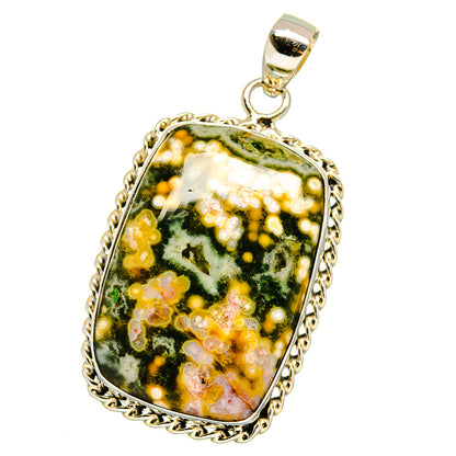 Ocean Jasper Pendants handcrafted by Ana Silver Co - PD16102
