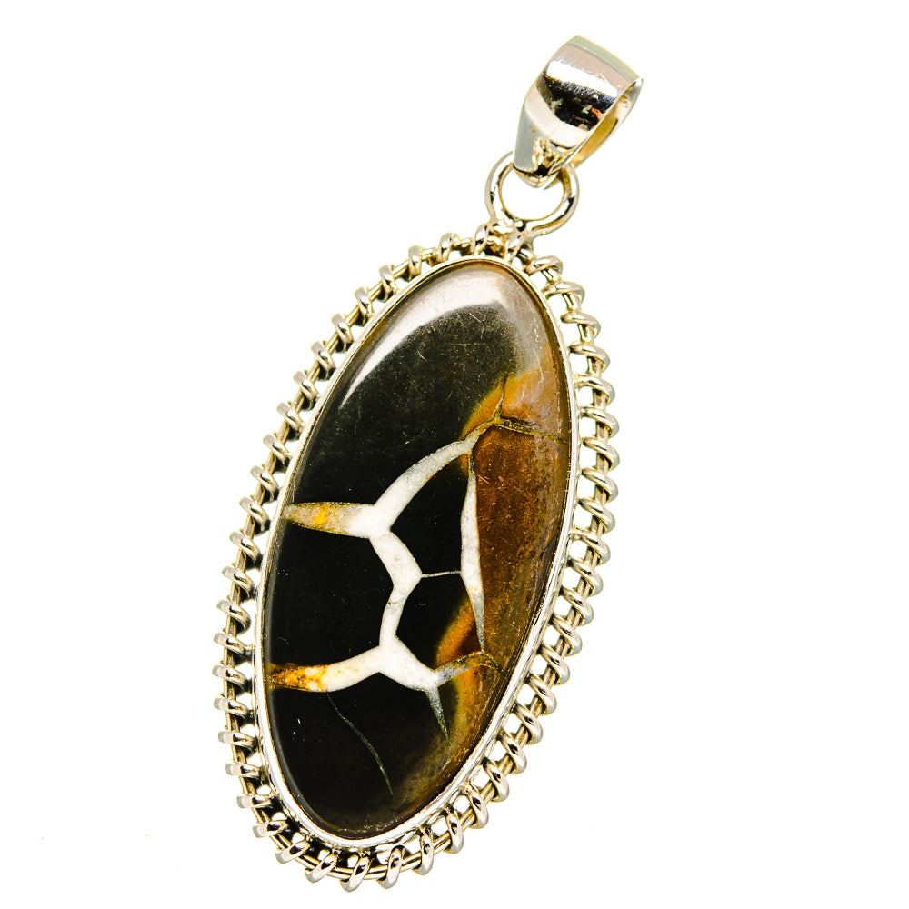 Septarian Geode Pendants handcrafted by Ana Silver Co - PD16104