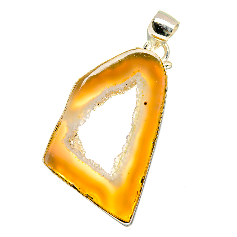 Geode Slice Pendants handcrafted by Ana Silver Co - PD16114 - Photo 2