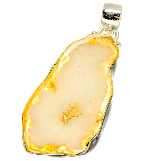 Geode Slice Pendants handcrafted by Ana Silver Co - PD16115