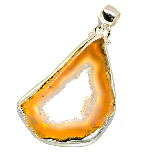 Geode Slice Pendants handcrafted by Ana Silver Co - PD16116