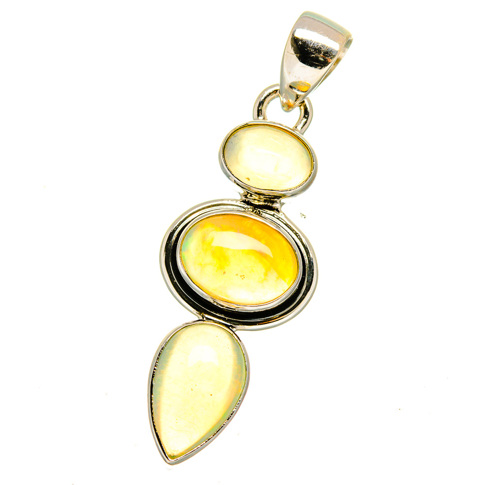 Ethiopian Opal Pendants handcrafted by Ana Silver Co - PD16123