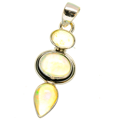 Ethiopian Opal Pendants handcrafted by Ana Silver Co - PD16127