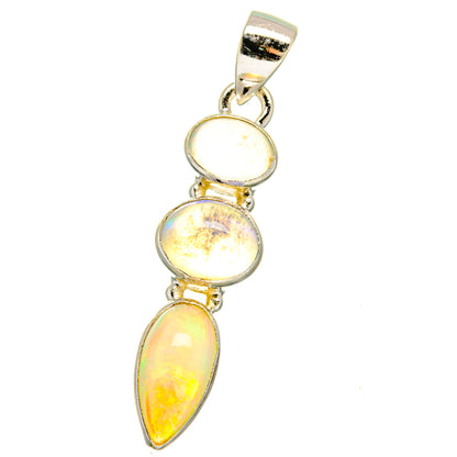 Ethiopian Opal Pendants handcrafted by Ana Silver Co - PD16131
