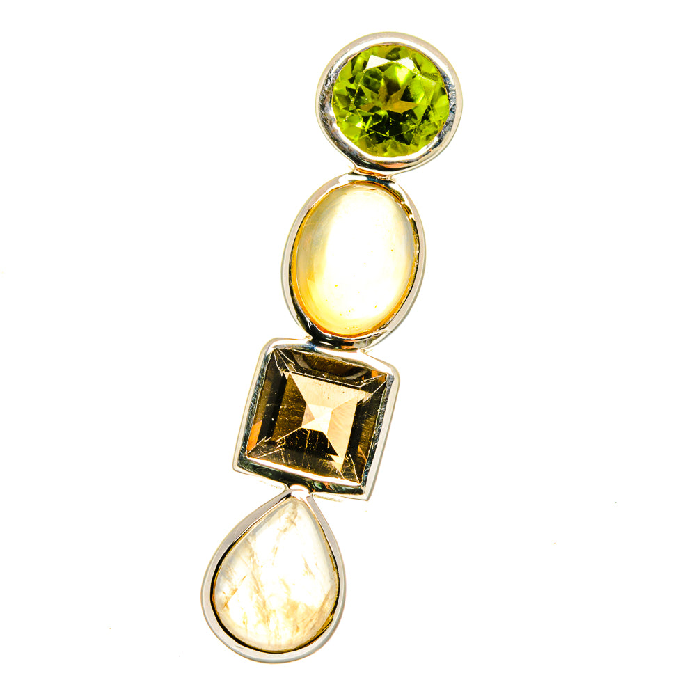 Citrine Pendants handcrafted by Ana Silver Co - PD16132