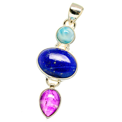Lapis Lazuli Pendants handcrafted by Ana Silver Co - PD16133
