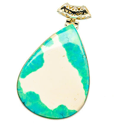 Green Howlite Pendants handcrafted by Ana Silver Co - PD16141