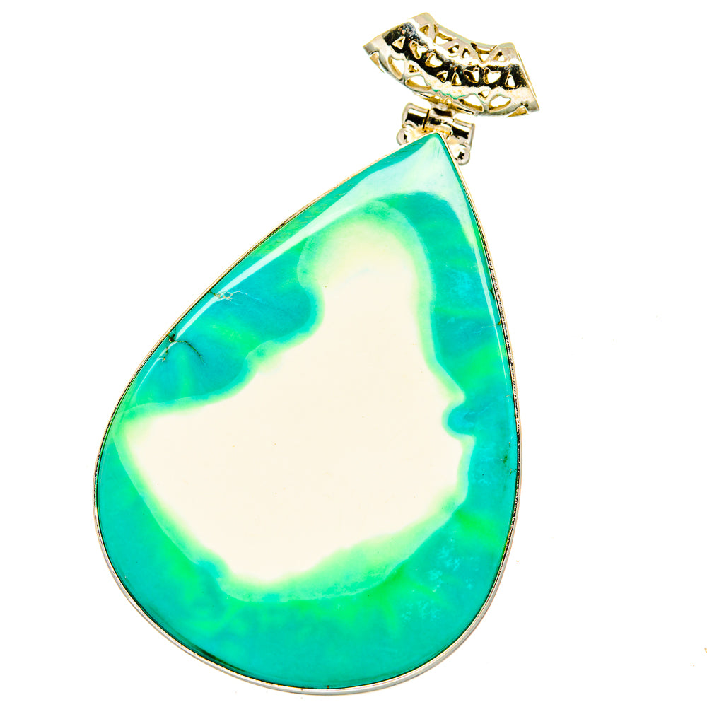 Green Howlite Pendants handcrafted by Ana Silver Co - PD16144