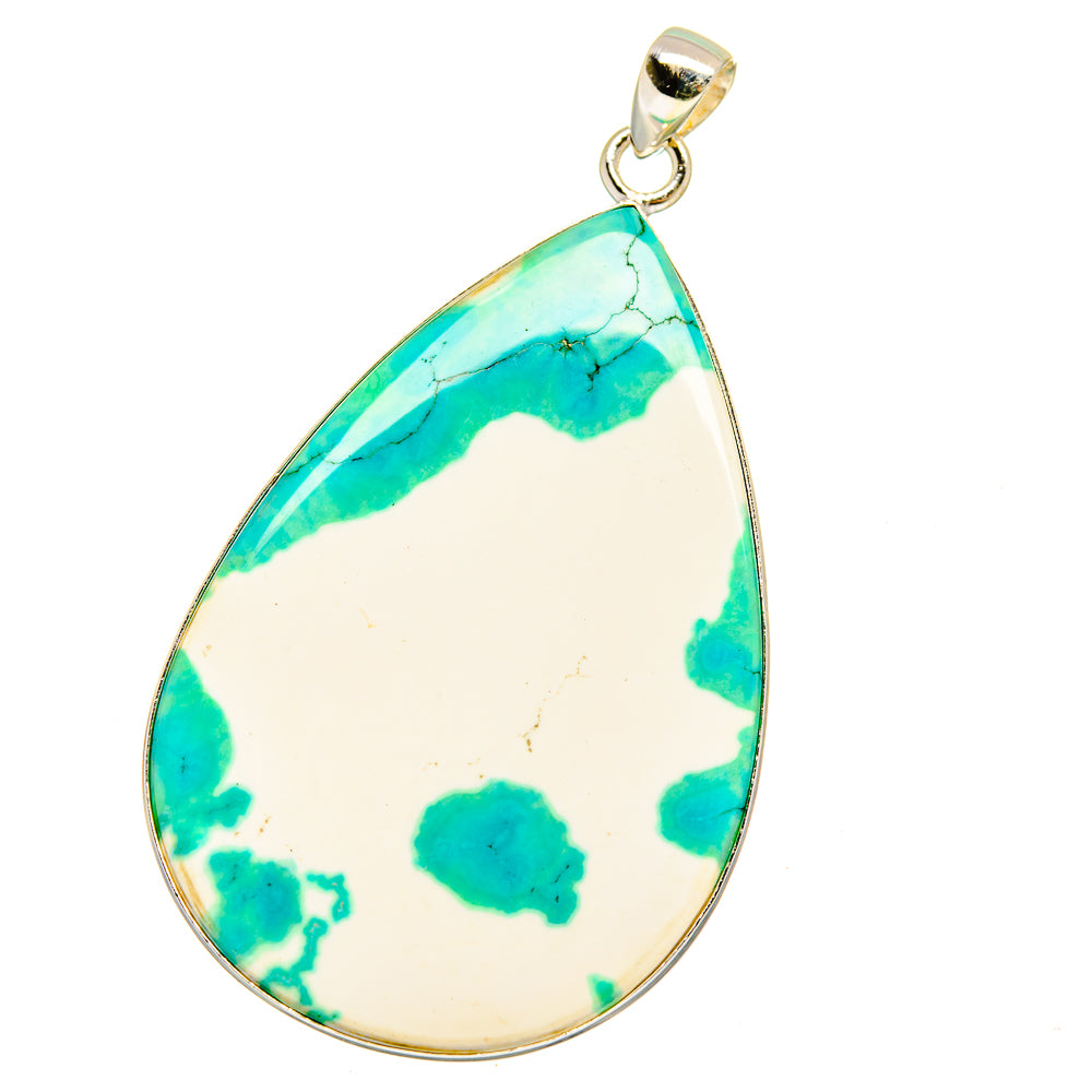 Green Howlite Pendants handcrafted by Ana Silver Co - PD16145