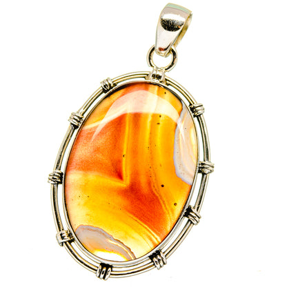 Botswana Agate Pendants handcrafted by Ana Silver Co - PD16158