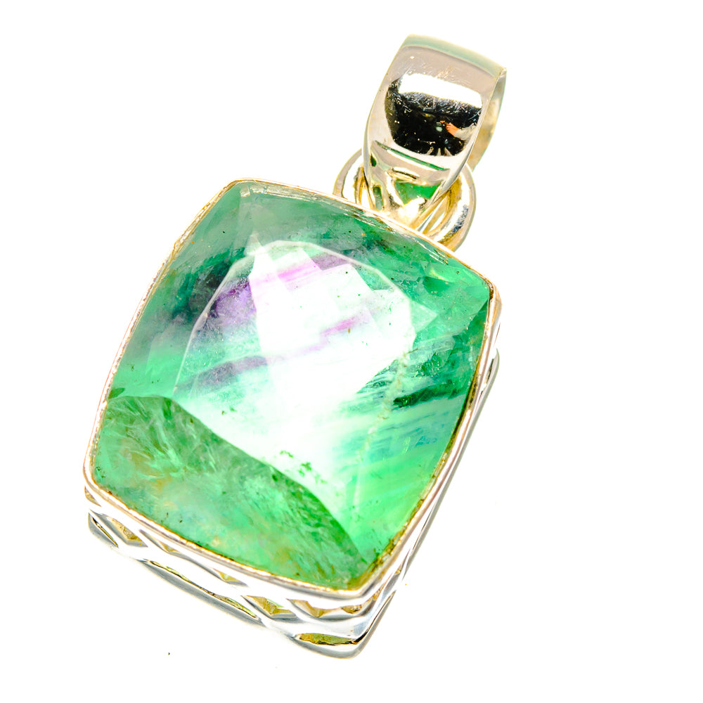 Green Fluorite Pendants handcrafted by Ana Silver Co - PD16172