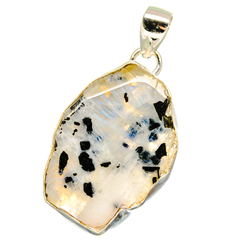 Rainbow Moonstone Pendants handcrafted by Ana Silver Co - PD16178