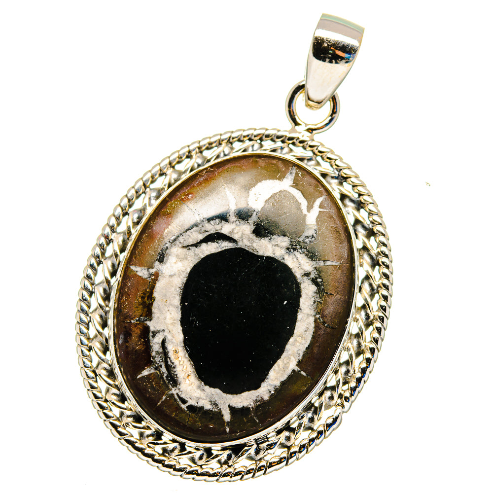 Septarian Geode Pendants handcrafted by Ana Silver Co - PD16189