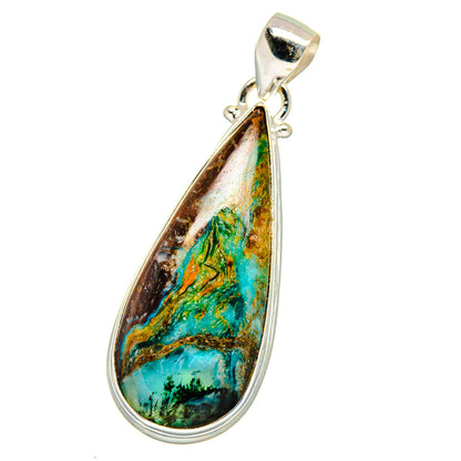 Peruvian Opal Pendants handcrafted by Ana Silver Co - PD16197