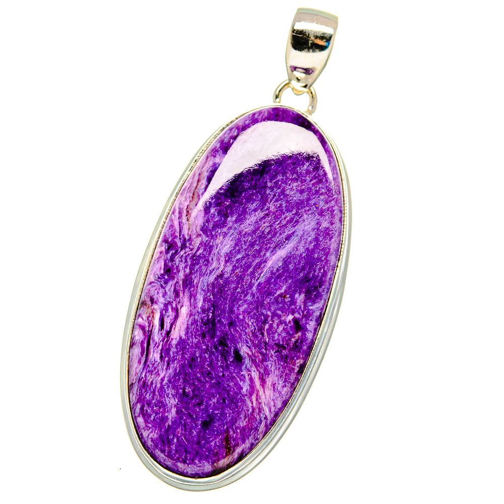 Charoite Pendants handcrafted by Ana Silver Co - PD16198