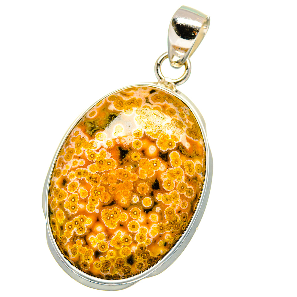 Ocean Jasper Pendants handcrafted by Ana Silver Co - PD16209