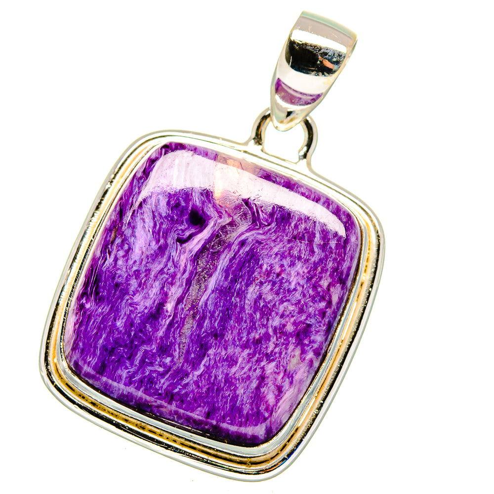 Charoite Pendants handcrafted by Ana Silver Co - PD16217