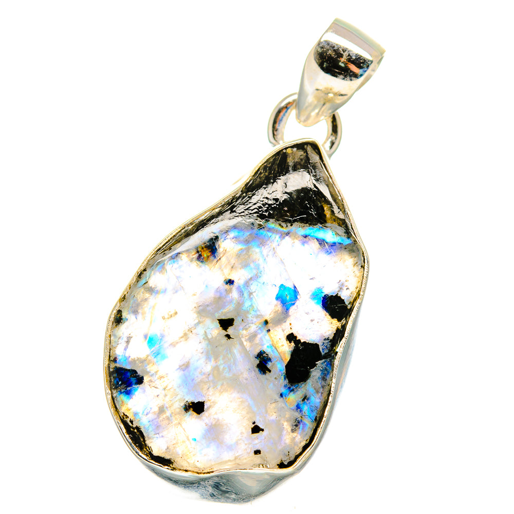 Rainbow Moonstone Pendants handcrafted by Ana Silver Co - PD16218