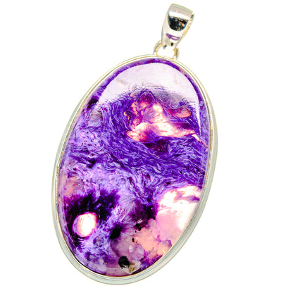 Charoite Pendants handcrafted by Ana Silver Co - PD16223