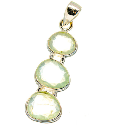 Prehnite Pendants handcrafted by Ana Silver Co - PD16227 - Photo 2