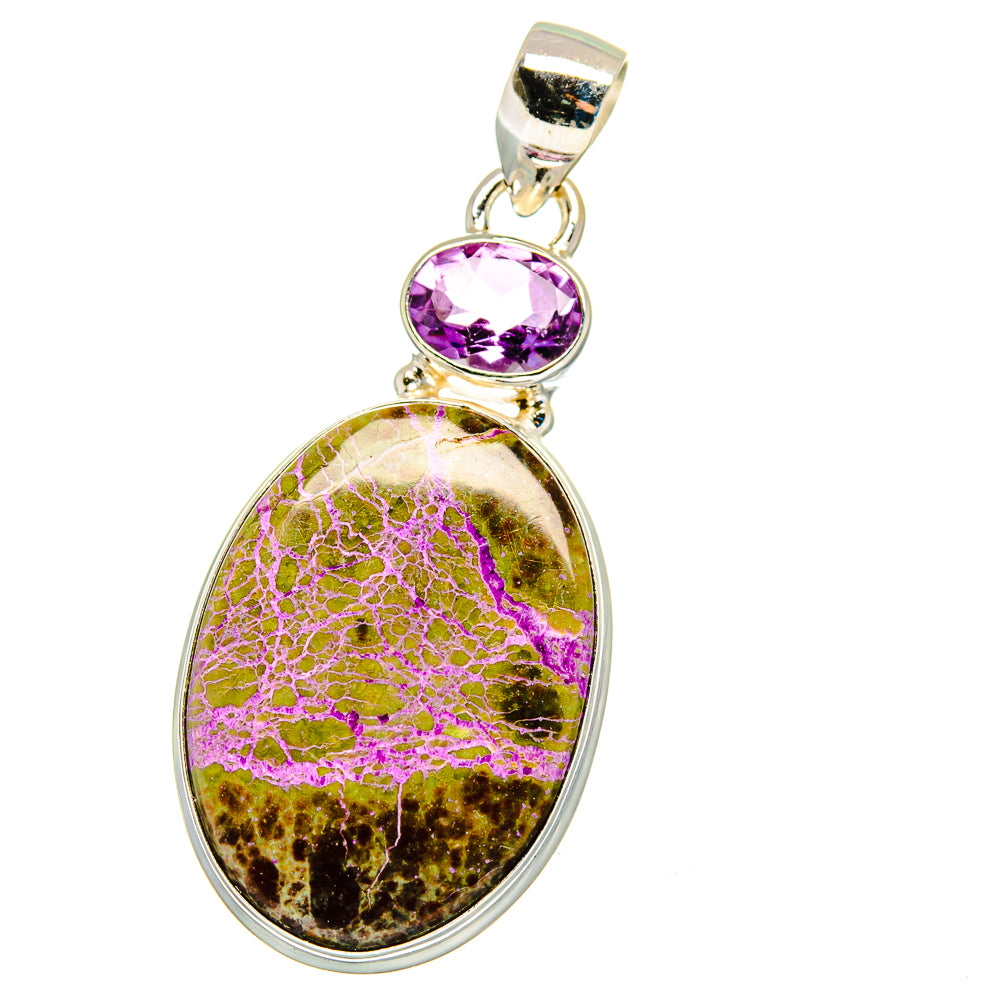 Stichtite Pendants handcrafted by Ana Silver Co - PD16229