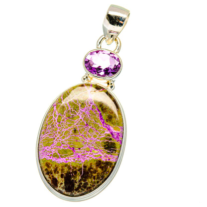 Stichtite Pendants handcrafted by Ana Silver Co - PD16229