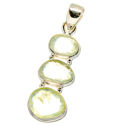 Prehnite Pendants handcrafted by Ana Silver Co - PD16230 - Photo 2