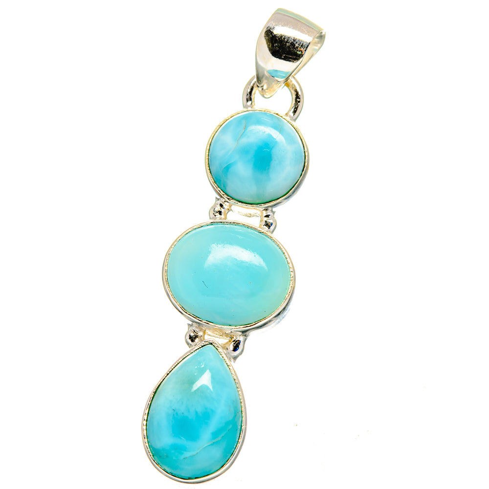 Larimar Pendants handcrafted by Ana Silver Co - PD16233