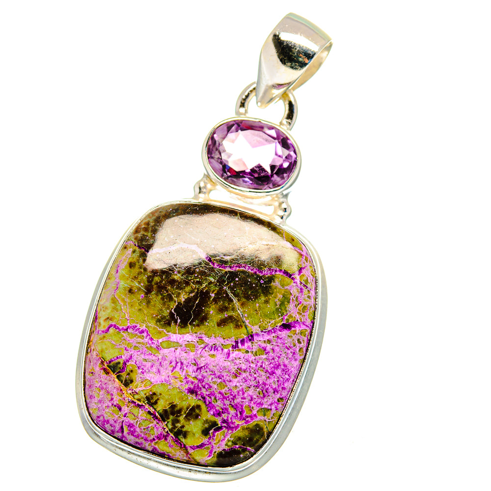 Stichtite Pendants handcrafted by Ana Silver Co - PD16235