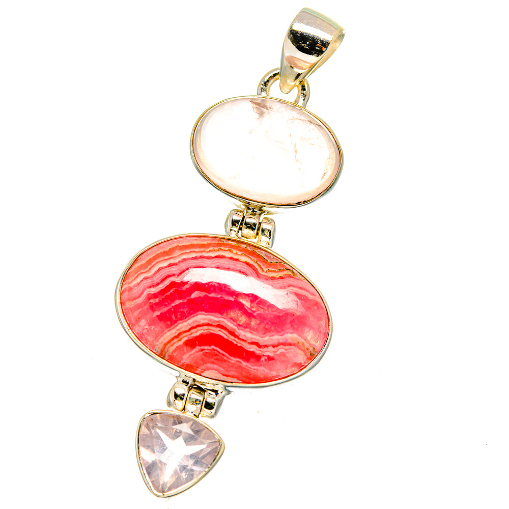 Rhodochrosite Pendants handcrafted by Ana Silver Co - PD16263