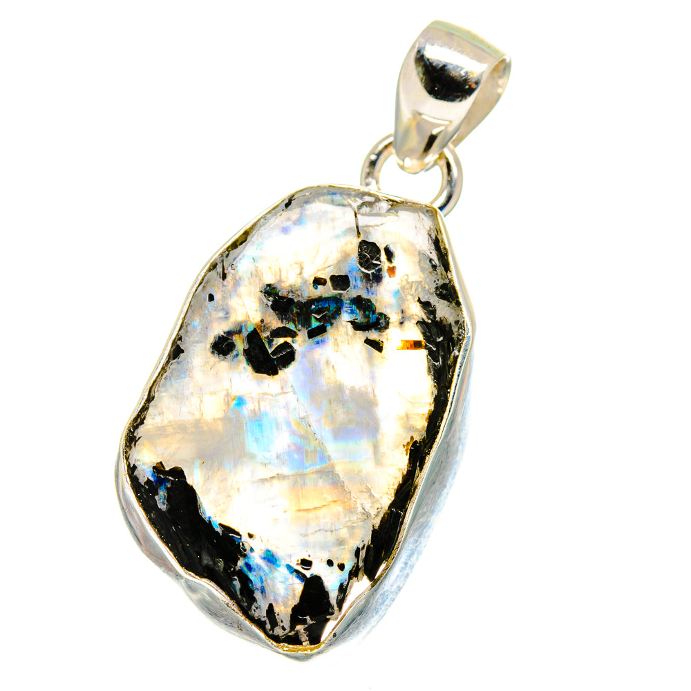 Rainbow Moonstone Pendants handcrafted by Ana Silver Co - PD16264