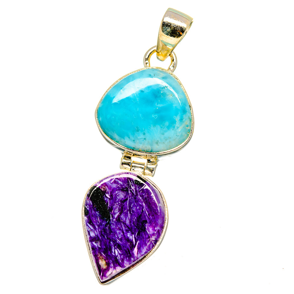 Charoite Pendants handcrafted by Ana Silver Co - PD16270