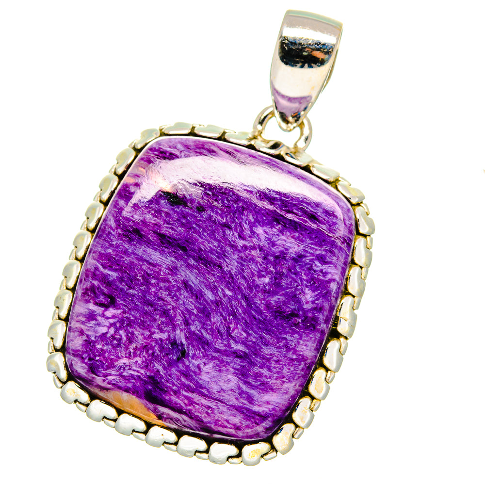 Charoite Pendants handcrafted by Ana Silver Co - PD16275