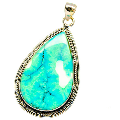 Green Howlite Pendants handcrafted by Ana Silver Co - PD16277